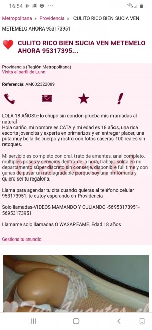 Pasiva dame pene Escort Travestis en Providencia |  Me encamta tener el pene en mi culo y boca metemelo, Solo ven a mi baja mi calzon y metemelo en todas las poses puro anal